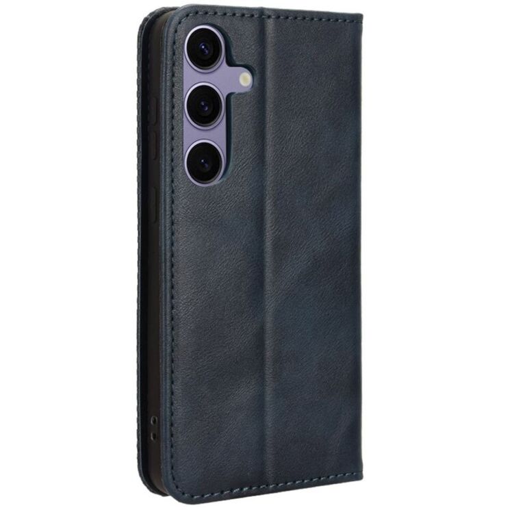 Чехол Deexe Retro Style для Samsung Galaxy S24 FE (S721) - Blue: фото 6 из 7