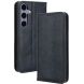 Чехол Deexe Retro Style для Samsung Galaxy S24 FE (S721) - Blue (367594L). Фото 1 из 7