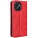 Чехол-книжка Deexe Retro Style для TECNO Spark 40C - Red (390300R). Фото 8 из 18