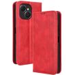 Чехол-книжка Deexe Retro Style для TECNO Spark 40C - Red (390300R)