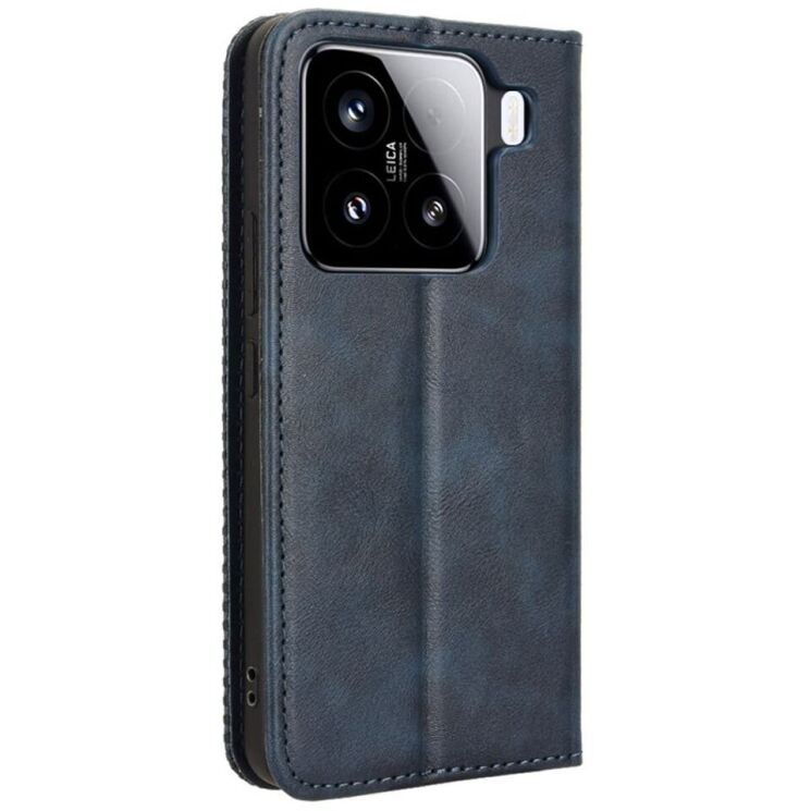 Чехол Deexe Retro Style для Xiaomi 15 - Blue: фото 6 из 7