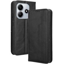Чехол Deexe Retro Style для Xiaomi Redmi Note 14 5G - Black: фото 1 из 7