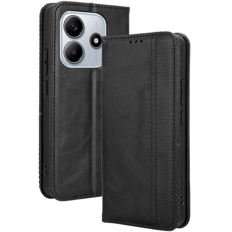 Чохол Deexe Retro Style для Xiaomi Redmi Note 14 5G - Black: фото 1 з 7