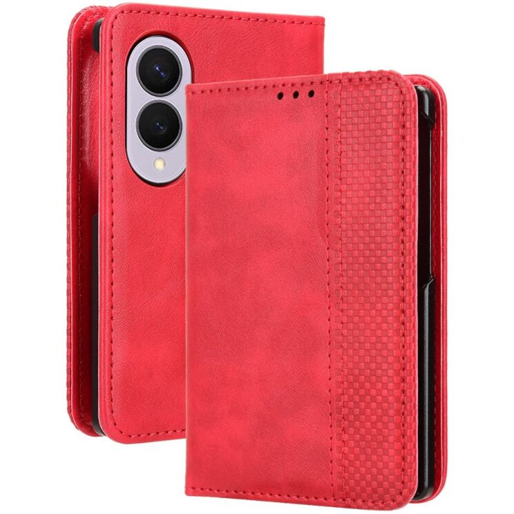 Чехол Deexe Retro Style (FF) для Samsung Galaxy Fold 8 - Red: фото 1 из 5