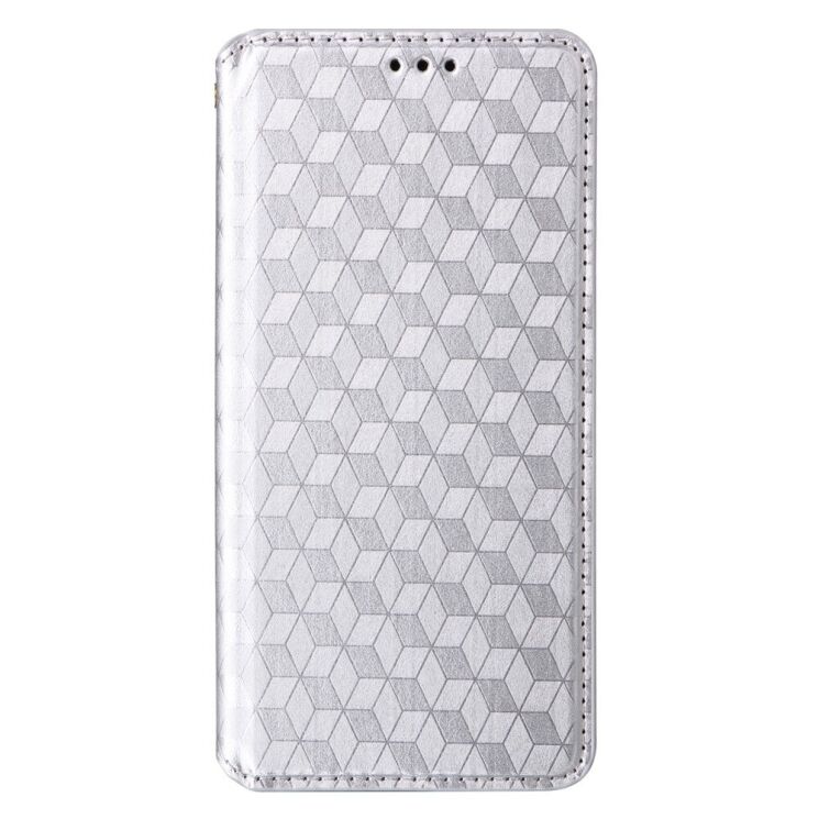 Чехол Deexe Rhombus Book для Blackview Shark 9 - Silver: фото 7 из 10