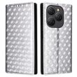 Чехол Deexe Rhombus Book для Blackview Shark 9 - Silver (374200S)