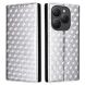 Чехол Deexe Rhombus Book для Blackview Shark 9 - Silver (374200S). Фото 1 из 10