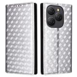 Чохол Deexe Rhombus Book для Blackview Shark 9 - Silver: фото 1 з 10