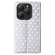 Чехол Deexe Rhombus Book для Blackview Shark 9 - Silver (374200S). Фото 8 из 10