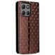 Чехол Deexe Rhombus Book для Motorola Moto G15 / G15 Power - Brown (372611Z). Фото 8 из 10