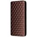 Чехол Deexe Rhombus Book для Motorola Moto G15 / G15 Power - Brown (372611Z). Фото 7 из 10