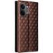 Чохол Deexe Rhombus Book для Xiaomi Poco X8 Pro Max - Brown (408901Z). Фото 7 з 9