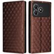 Чехол Deexe Rhombus Book для ZTE Blade A36 - Brown (402509Z)