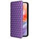 Чехол Deexe Rhombus Book для ZTE Nubia V70 Design - Purple (381900V). Фото 6 из 10