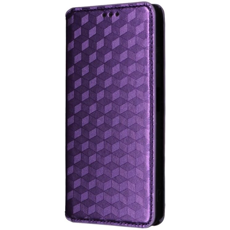 Чехол Deexe Rhombus Book для ZTE Nubia V70 Design - Purple: фото 7 из 10