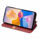 Чехол Deexe Rhombus Wallet для Infinix Hot 40i - Red (345022R). Фото 3 из 6