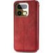 Чехол Deexe Rhombus Wallet для Realme 16 Pro - Red (428031R). Фото 5 из 9