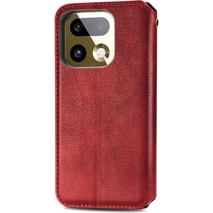 Чехол Deexe Rhombus Wallet для Realme 16 Pro - Red (428031R) Чехол Deexe Rhombus Wallet для Realme 16 Pro - Red: фото 5 из 9