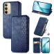 Чехол Deexe Rhombus Wallet для Realme C75 - Blue (374332L). Фото 1 из 9