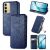 Чехол Deexe Rhombus Wallet для Realme C75 - Blue: фото 1 из 9