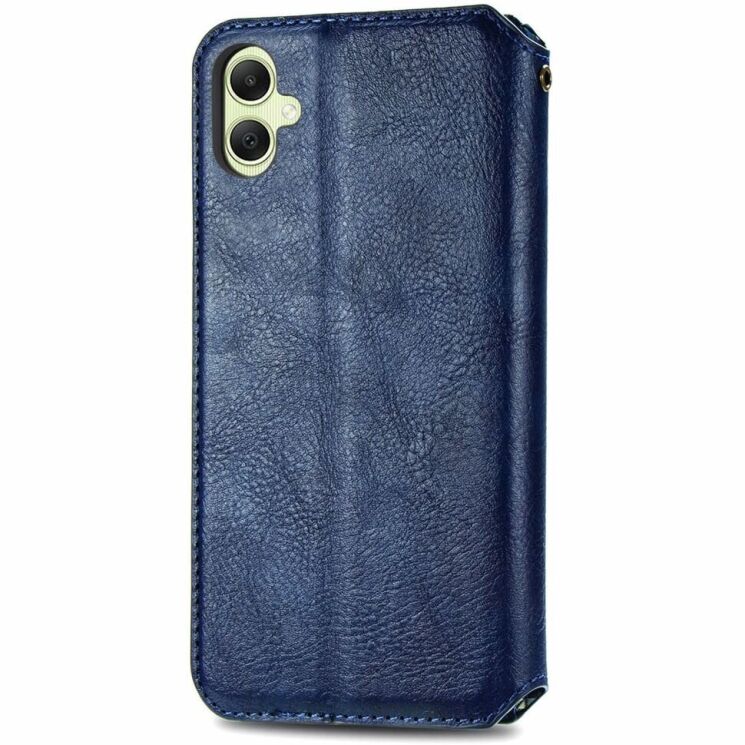 Чехол Deexe Rhombus Wallet для Samsung Galaxy A06 (A065) - Blue: фото 5 из 6