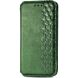 Чехол Deexe Rhombus Wallet для Samsung Galaxy S26 FE - Green (412727G). Фото 4 из 6