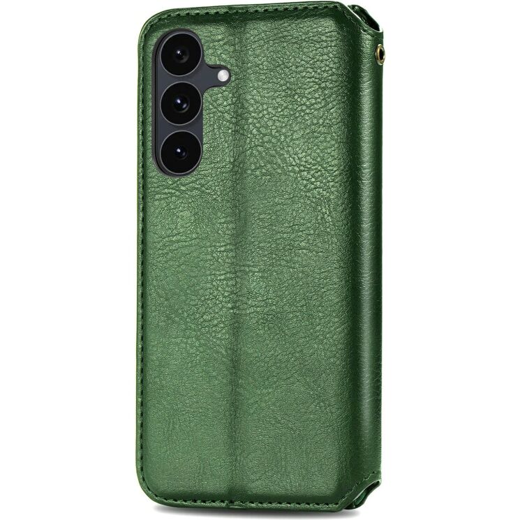 Чохол Deexe Rhombus Wallet для Samsung Galaxy S26 FE - Green (412727G) Чохол Deexe Rhombus Wallet для Samsung Galaxy S26 FE - Green: фото 5 з 6