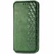 Чехол Deexe Rhombus Wallet для TECNO Spark 20 Pro - Green (345422G). Фото 4 из 6