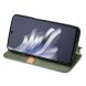 Чехол Deexe Rhombus Wallet для TECNO Spark 20 Pro - Green (345422G). Фото 3 из 6