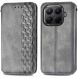 Чохол Deexe Rhombus Wallet для Xiaomi 17T Pro - Grey (422319H). Фото 2 з 8