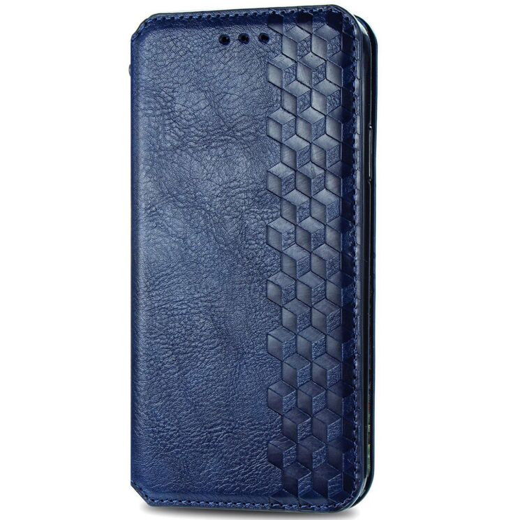 Чохол Deexe Rhombus Wallet для Xiaomi Redmi Note 15 Pro 5G - Blue: фото 5 з 11