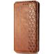 Чохол Deexe Rhombus Wallet для ZTE Blade A75 - Brown (361512Z). Фото 4 з 9