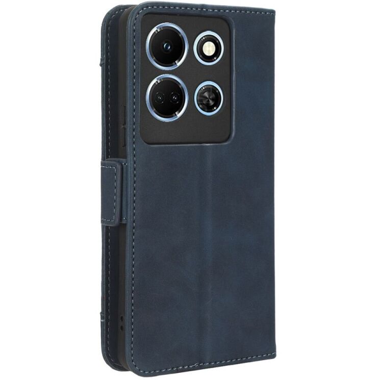Чехол Deexe Wallet Stand для Infinix Note 30 - Blue: фото 7 из 7