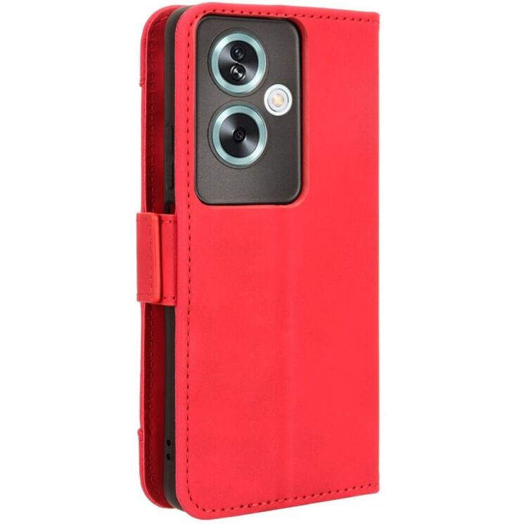 Чехол Deexe Wallet Stand для OnePlus Nord N30 SE - Red: фото 7 из 7