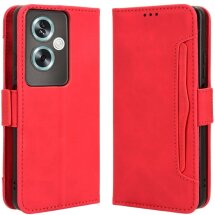 Чехол Deexe Wallet Stand для OnePlus Nord N30 SE - Red: фото 1 из 7