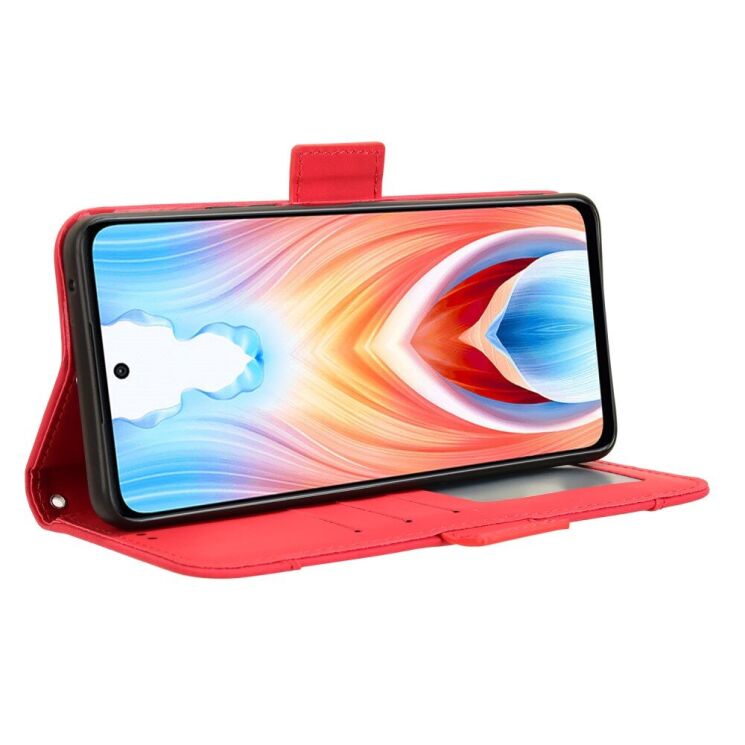 Чехол Deexe Wallet Stand для OnePlus Nord N30 SE - Red: фото 4 из 7
