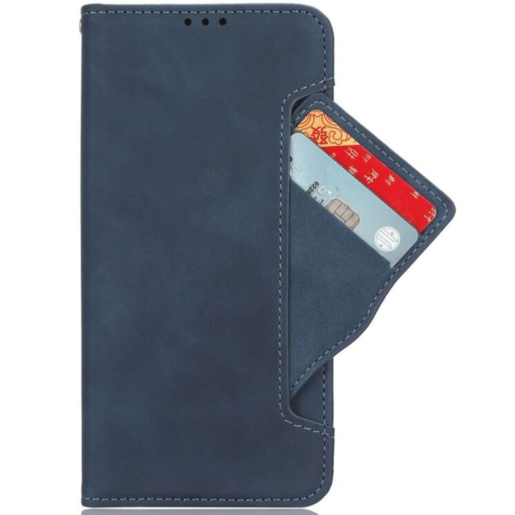 Чехол Deexe Wallet Stand для Realme C53 / C51 / Note 50 - Blue: фото 2 из 7