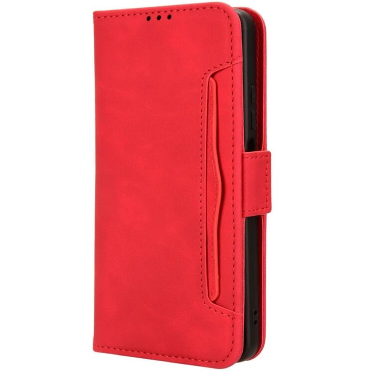 Чехол Deexe Wallet Stand для Realme C65 - Red: фото 5 из 8