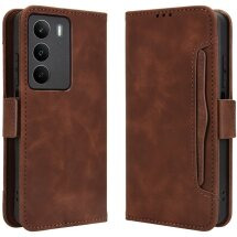 Чохол Deexe Wallet Stand для Realme C71 - Brown: фото 1 з 14