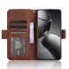 Чехол Deexe Wallet Stand для Xiaomi 14T - Brown (365708Z). Фото 3 из 7
