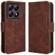 Чехол Deexe Wallet Stand для Xiaomi 14T - Brown (365708Z). Фото 1 из 7