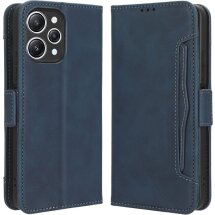 Чохол Deexe Wallet Stand для Xiaomi Redmi 12 (4G/5G) / Poco M6 Pro 5G - Blue: фото 1 з 7