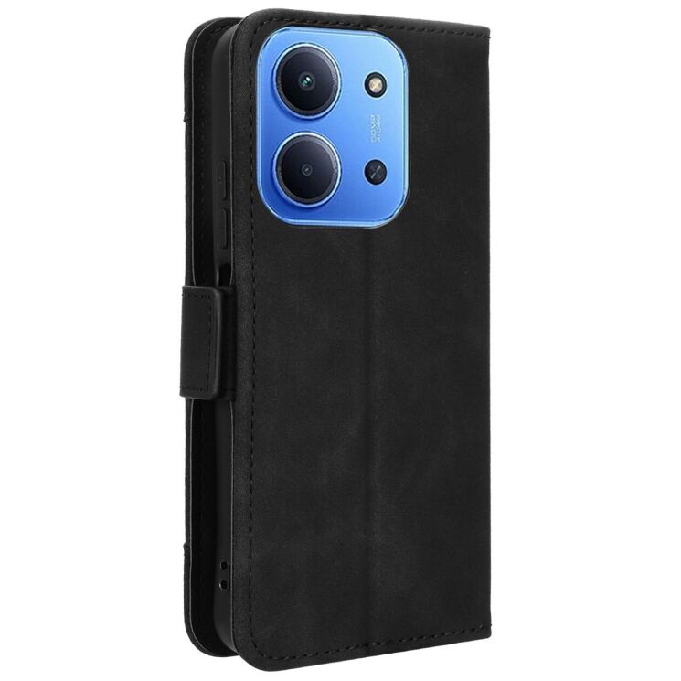 Чохол Deexe Wallet Stand для Xiaomi Redmi 15C - Black: фото 6 з 14