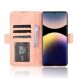Чехол Deexe Wallet Stand для Xiaomi Redmi Note 14 Pro - Pink (373529P). Фото 3 из 7