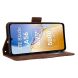 Чехол-книжка с кармашками Deexe Wallet Stand для ZTE Blade A56 - Brown (391102Z). Фото 6 из 15