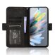 Чехол Deexe Wallet Stand для ZTE Blade A75 - Black (361501B). Фото 3 из 7