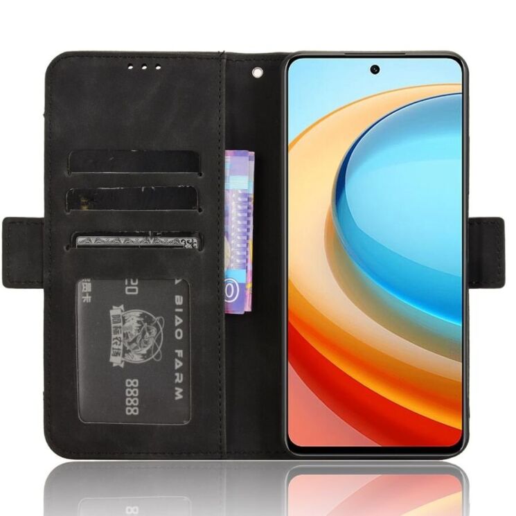 Чехол Deexe Wallet Stand для ZTE Nubia Focus - Black: фото 3 из 7