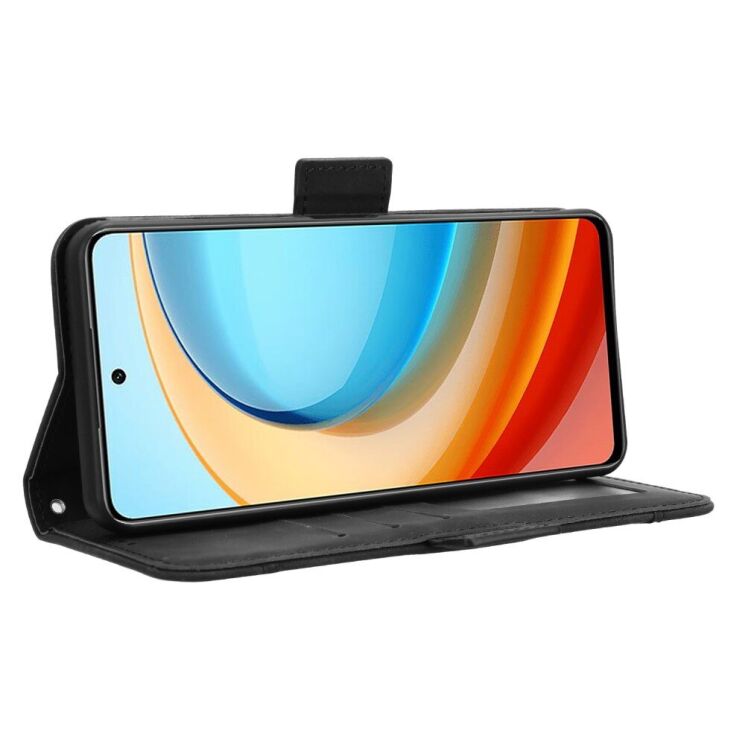 Чехол Deexe Wallet Stand для ZTE Nubia Focus - Black: фото 4 из 7