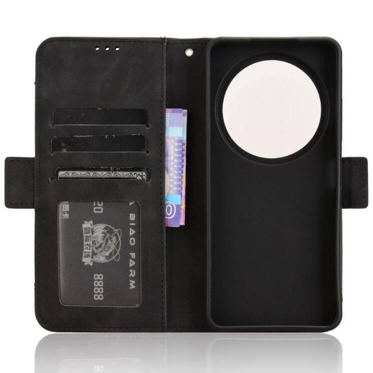 Чехол Deexe Wallet Stand для ZTE Nubia Focus - Black: фото 5 из 7