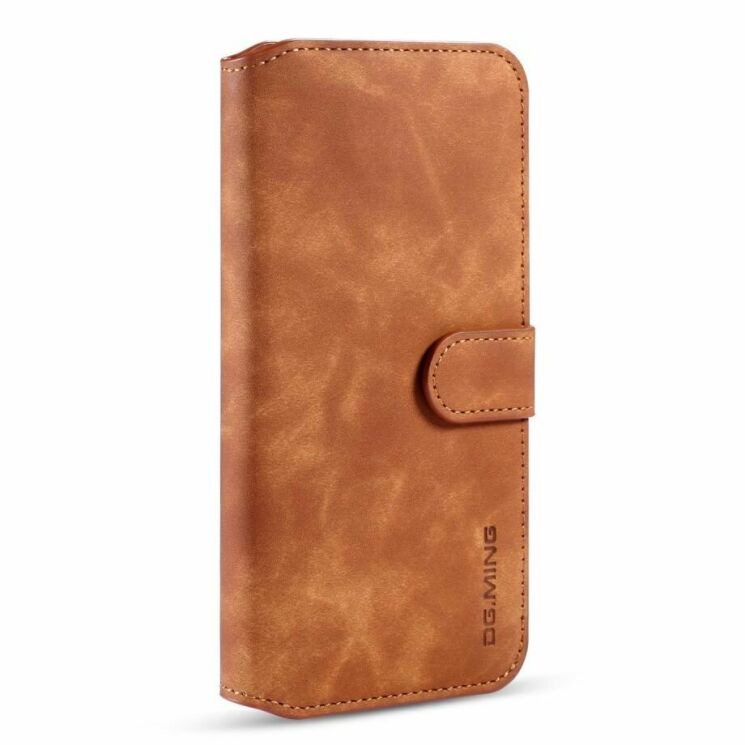 Чохол DG.MING Retro Style для Xiaomi Redmi Note 8 / Note 8 (2021) - Brown: фото 2 з 12